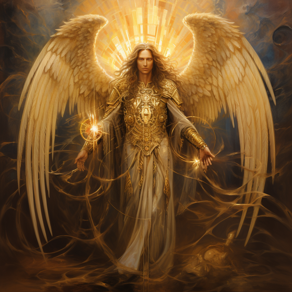 Archangel Gabriel Golden Flame Reiki