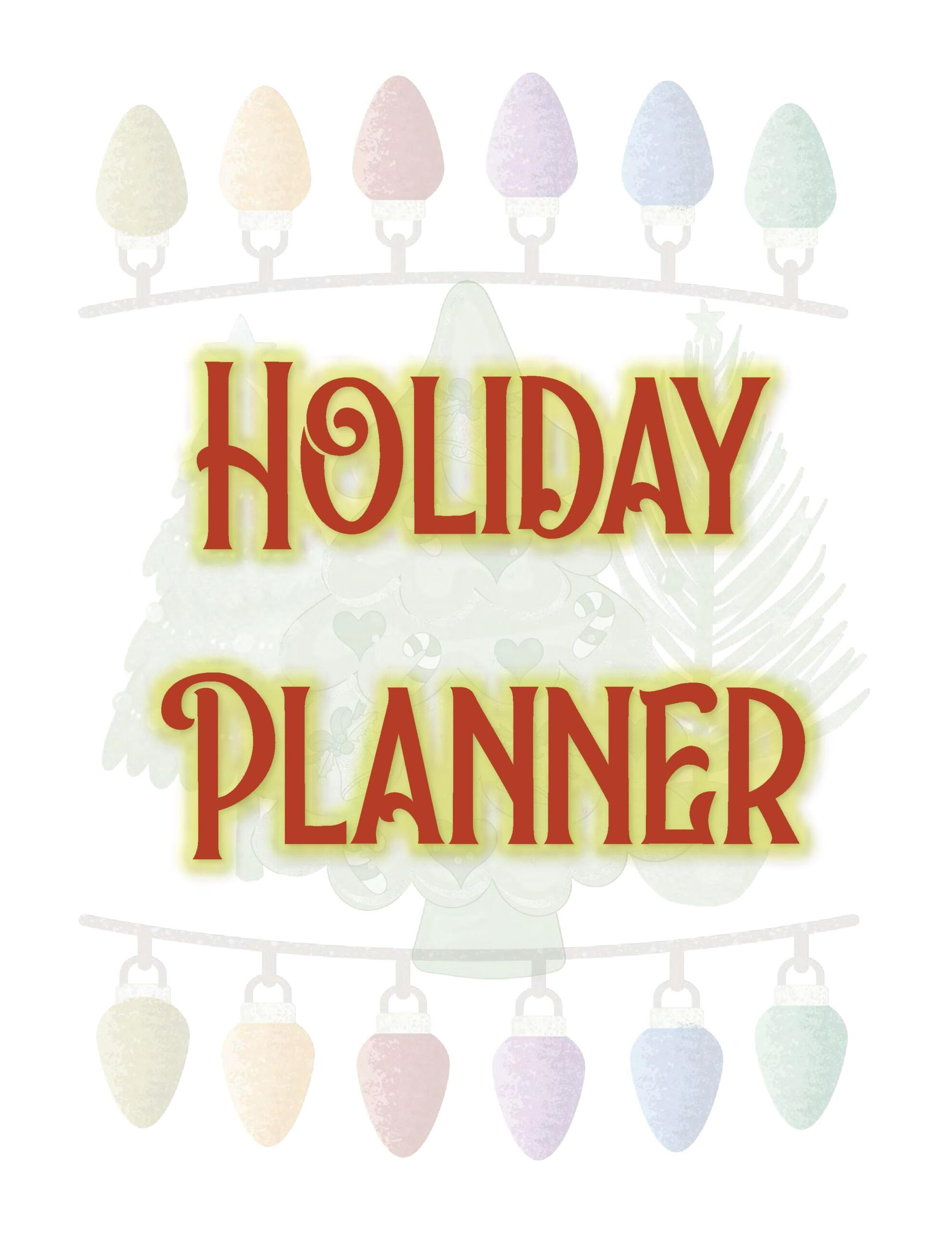 Holiday Planner – PDF